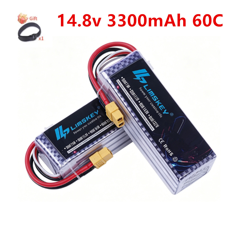 Hobby Rc Quadcopters - แบตเตอรี่ 4S LiPo 14.8V 3300mAh 60C/80C