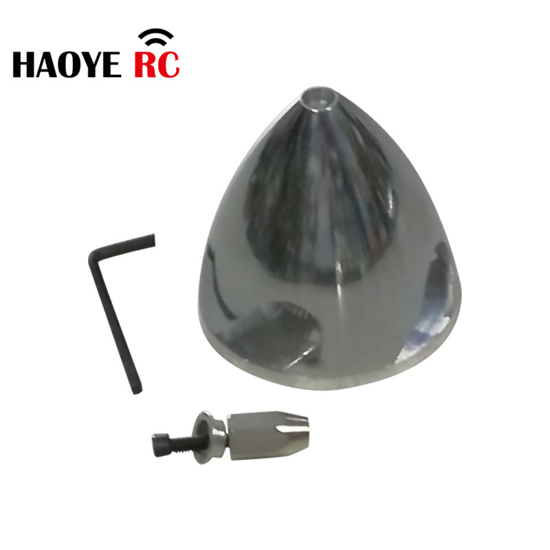 Rc Hobby Drill - Haoye สปินเนอร์อะลูมิเนียม4ใบขนาด38-102มม. (1.25-4นิ้ว) เจาะพิเศษสำหรับเครื่องบิน RC พร้อมอะแดปเตอร์อุปกรณ์เสริม