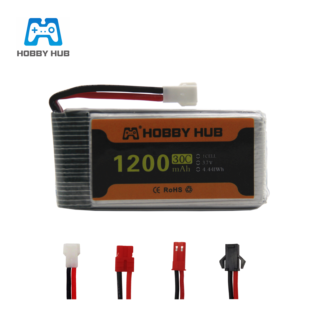 Hobby Rc Quadcopters - 3.7V 1200mAh 30C แบตเตอรี่ Lipo สําหรับ