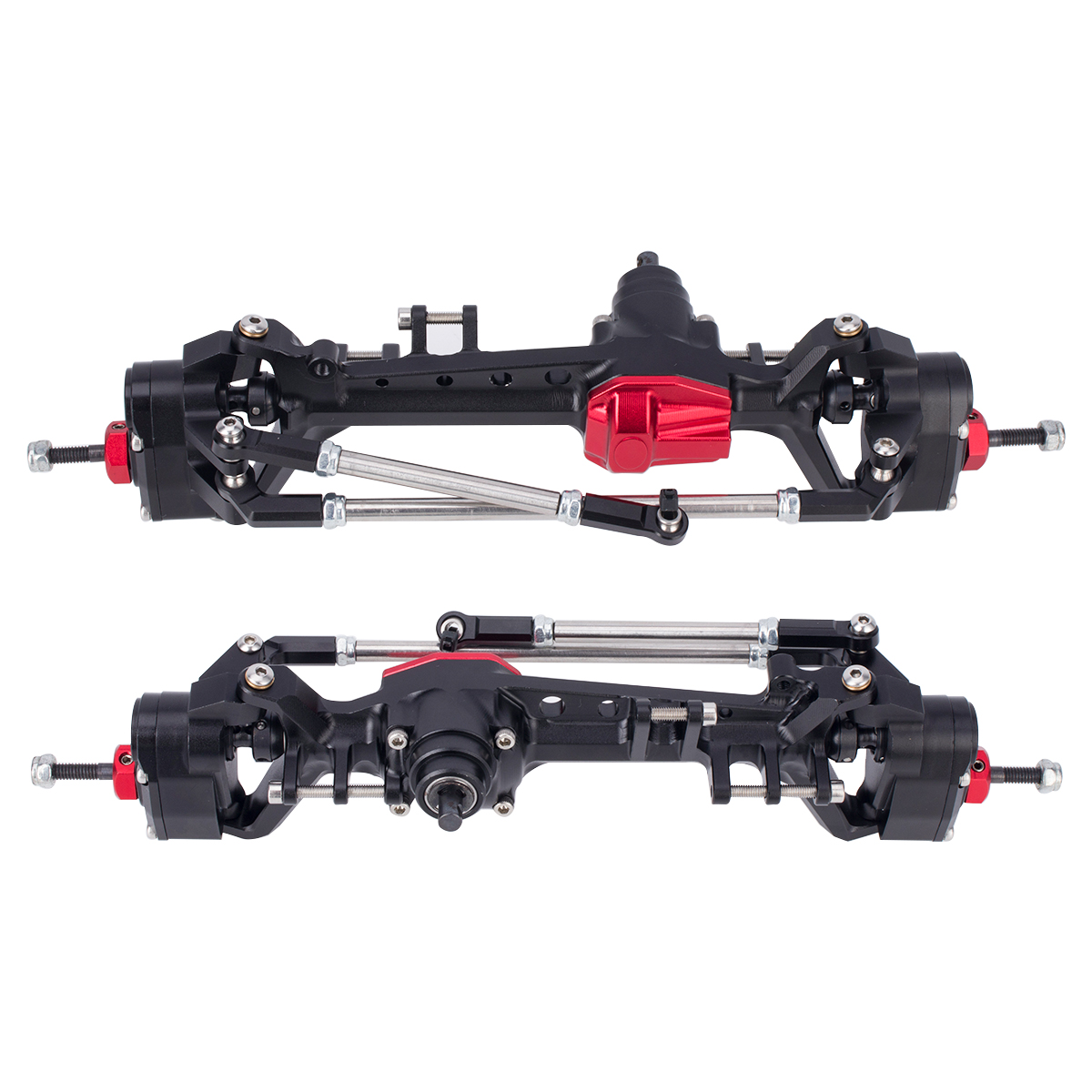 Rc Hobby Factory - CNC อลูมิเนียม SCX10 III ด้านหน้าด้านหลัง Portal