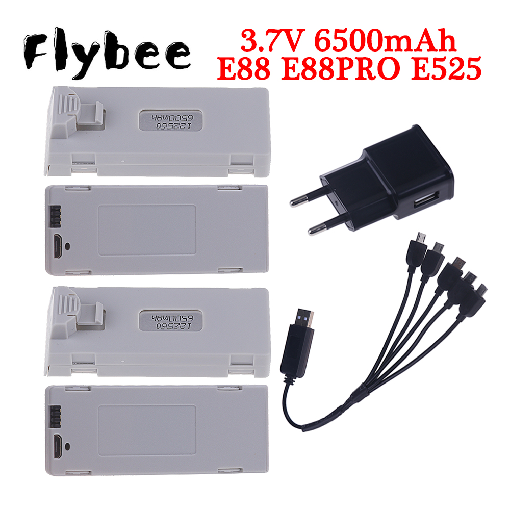 Hobby Rc Quadcopters - แบตเตอรี่ E88เดิม3.7V 6500mAh Lipo สำหรับ E88