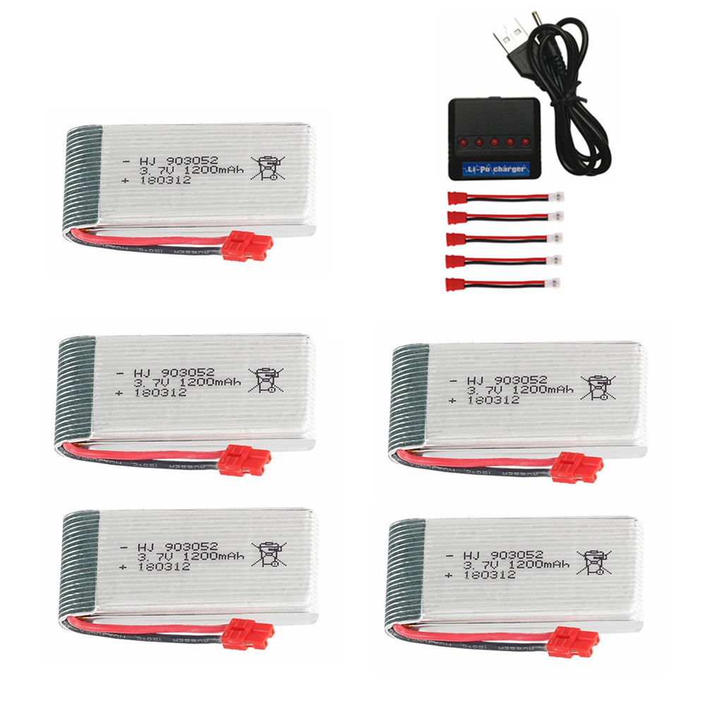 Hobby Rc Quadcopters - 3.7V 1200mAh 903052 แบตเตอรี่ lipo สําหรับ