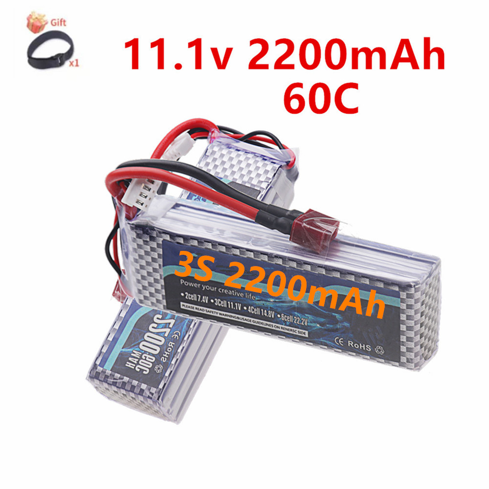 Hobby Rc Quadcopters - แบตเตอรี่ลิเธียมโพลิเมอร์ 3S 11.1V รุ่น Deans T