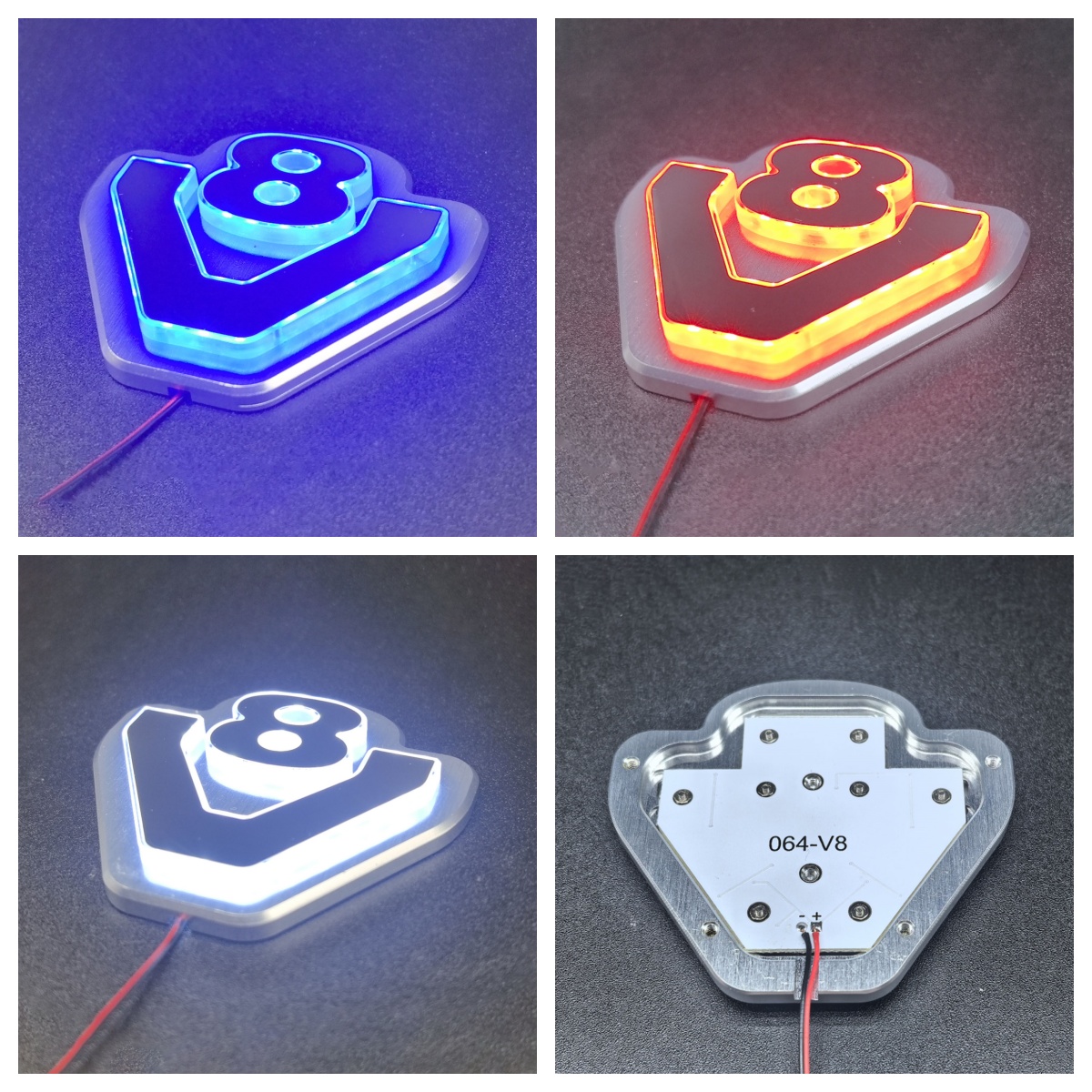Rc Hobby Logo - Cabin 5V ไฟ LED กล่องโลหะ V8