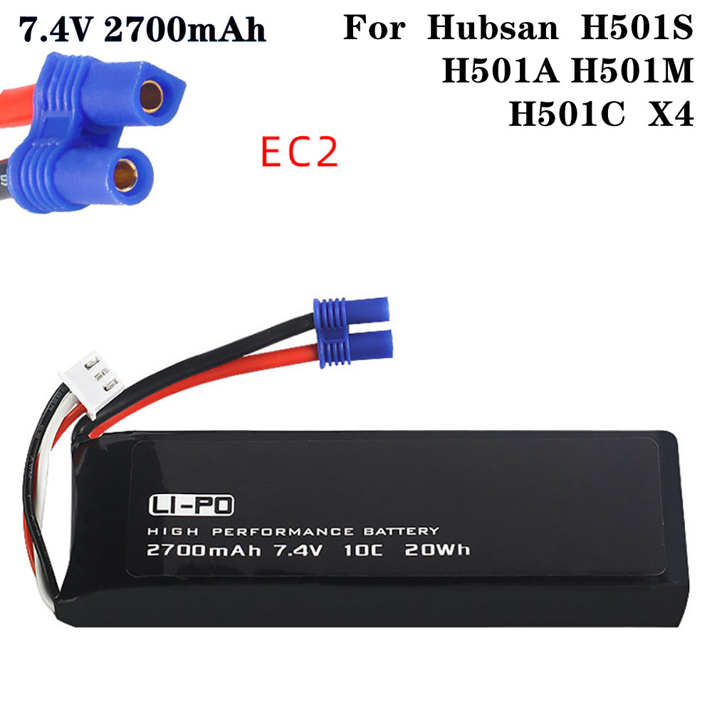 Hobby Rc Quadcopters - 7.4V 2700mAh 10C แบตเตอรี่เดิมสําหรับ Hubsan H501S