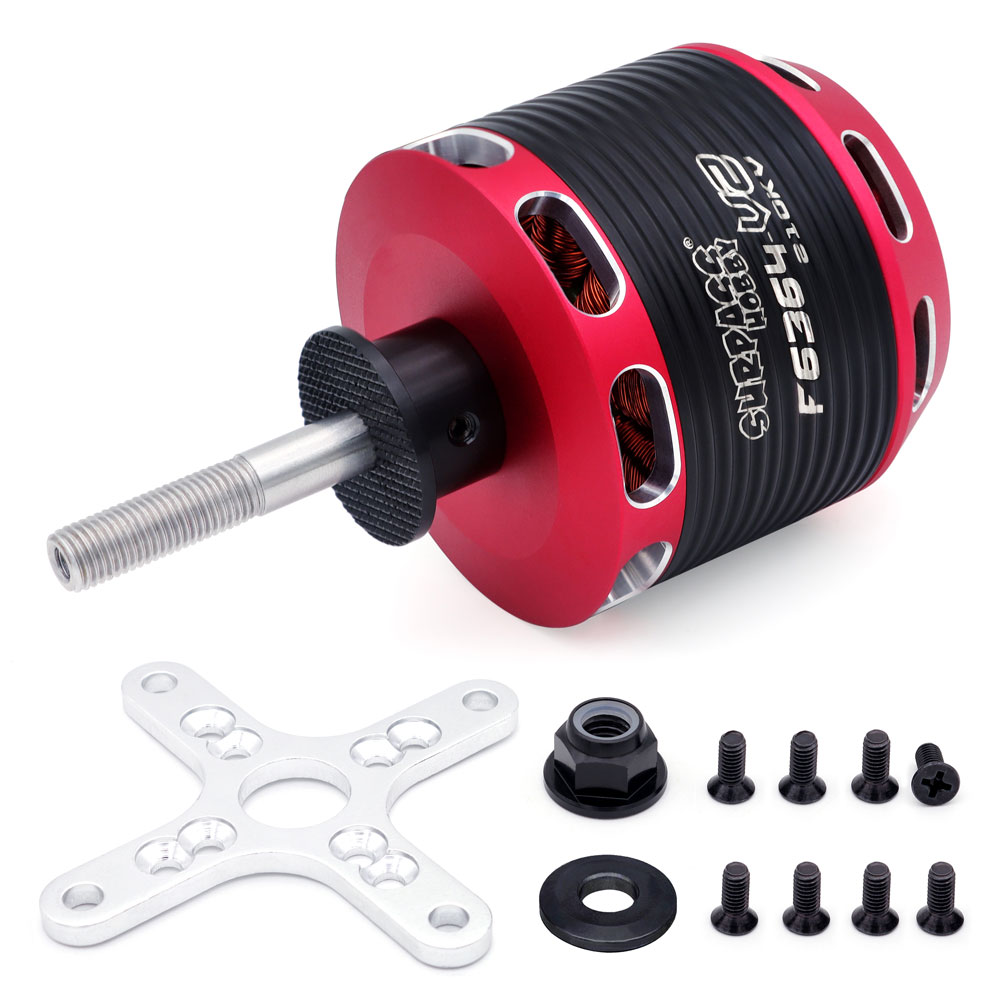 Rc Hobby Ua - มอเตอร์ไร้แปรงถ่าน Surpass Hobby F-6364 210KV สำหรับเครื่องบินบังคับวิทยุแบบปีกตรึง