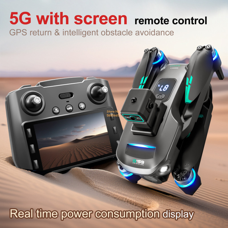 8K กล้องคู่ 5G WIFI FPV รีโมทค - Hobby Rc Quadcopters บทวิจารณ์และราคา