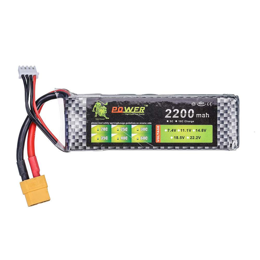3S 11.1V 2200mAh 35C แบตเตอรี่ - Hobby Rc Quadcopters บทวิจารณ์และราคา