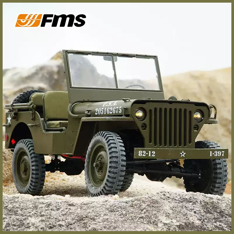 FMS 1/6 Climber 1941 Willys MB - Rc Hobby Factory บทวิจารณ์และราคา